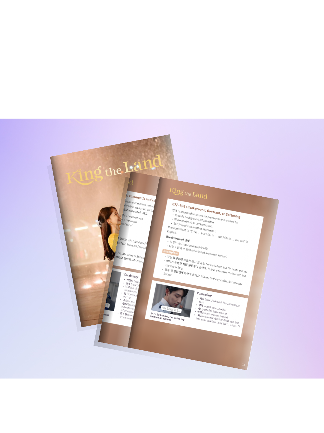 KING THE LAND - Korean Study Guide